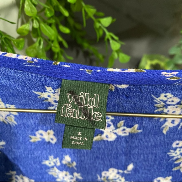 Wild Fable Blue Floral Romper - Picture 5 of 7